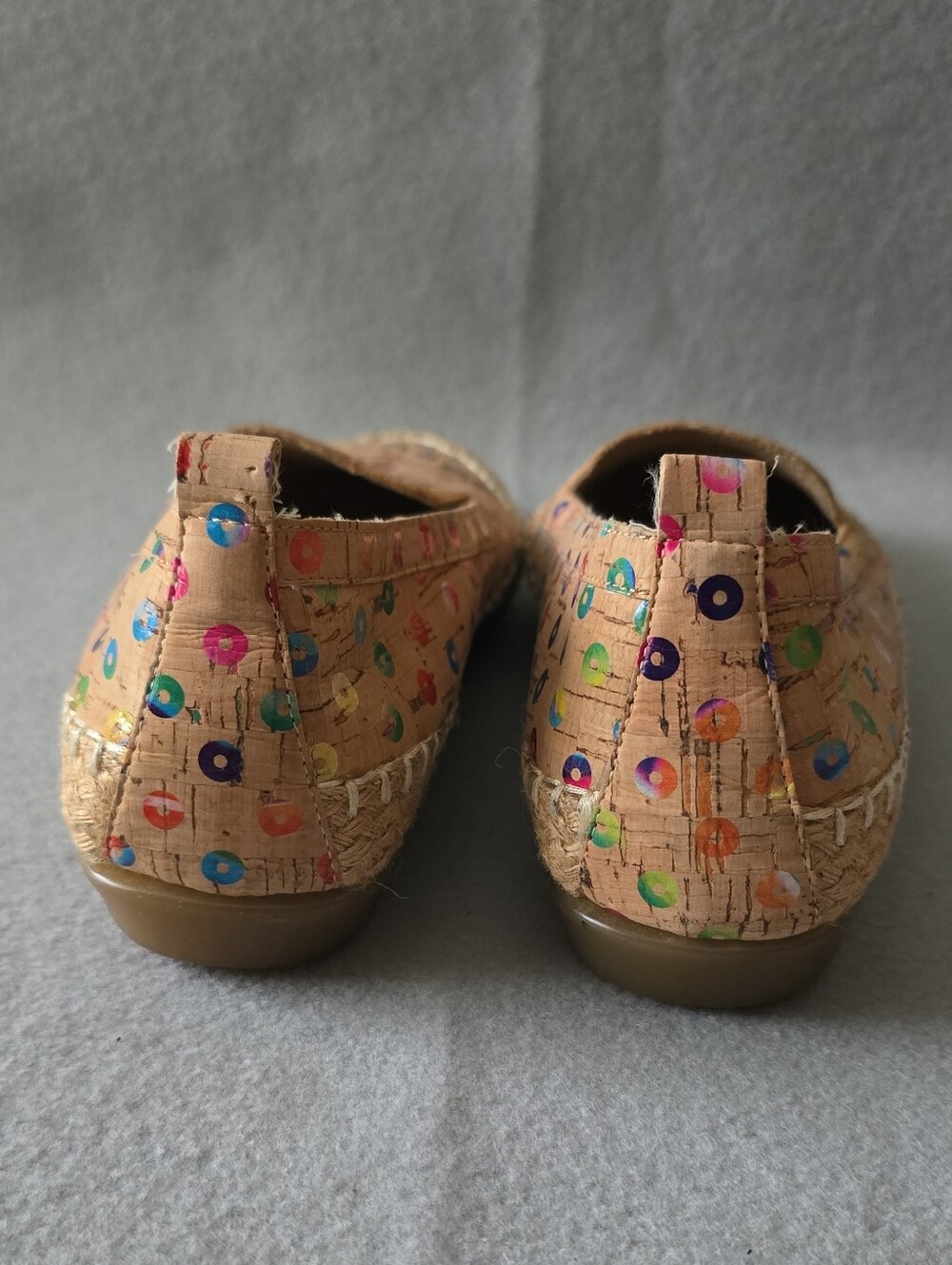 Vaneli Pink Multicolor Espadrille Slip-On Women's Shoe Sz 7 Comfortable Trendy - Picture 5 of 8